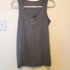 Gray Maternity Tank Top